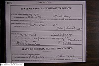 Cook, Wade Woodrow to Lucille Josey, Washington Co, GA.JPG
