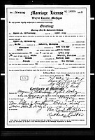 Daly, Sybil Margaret to Myron J Wittenberg, Wayne Co, MI.jpg