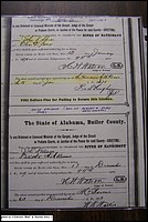 Spear, John S to Olive Emilene Josey, Butler Co, AL.JPG