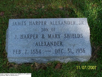 Alexander, James Harper Jr, Trinity Cemetery Scotland Neck, Halifax Co, NC 034.jpg