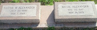 Alexander, Willie & Hattie Pamela Woodham, Savannah Advent Cem, Lee C o, SC.jpg