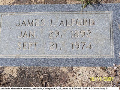 Alford, James L, Andalusia Memorial Cem, Covington Co, AL.jpg