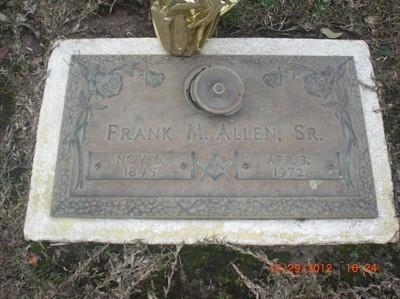 Allen, Frank McKinley, Forest Lawn Cemetery, Jefferson Co, TX.jpg