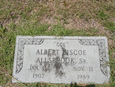 Allsbrook, Albert B, Patterson Cemetery, Horry Co, SC.jpg