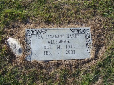 Allsbrook, Era J Hardee, Thompson Cemetery, Horry Co, SC.jpg