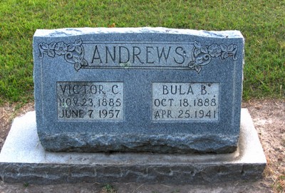 Andrews, Victor & Bula Weedon, East Mount Cemetery, Hunt Co, TX.jpg