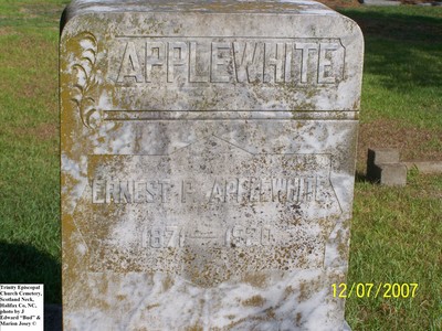 Applewhite, Ernest P,  Trinity Cem Scotland Neck, Halifax Co, NC.jpg