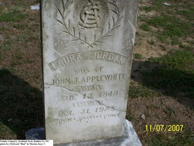 Applewhite, Laura Jordan, Trinity Cem, Scotland Neck, Halifax Co, NC.jpg