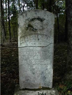 Archer, Clarissa Peeler, Wm Archer Cemetery, Hancock Co, GA.jpg