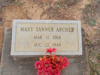 Archer, Mary Tanner, Sisters Cemetery, Washington Co, GA.jpg