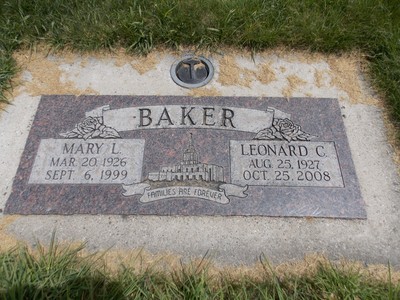 Baker, Leonard Charles & Mary Lucille Alspaugh, Mount Hope Cem, Baker Co, OR.jpg