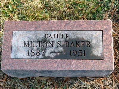 Baker, Milton Smith, Early Cemetery, Mercer Co, MO.jpg