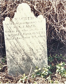 Baker, Samuel Alderson, John Baker Cemetery, Hickman Co, TN.jpg