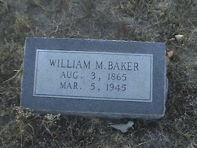 Baker, William M, Elliott Cemetery, Robertson Co, TX.jpg