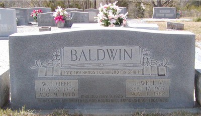Baldwin, William & Jewell Woodham, Bethel Cemetery, Dale Co, AL.jpg
