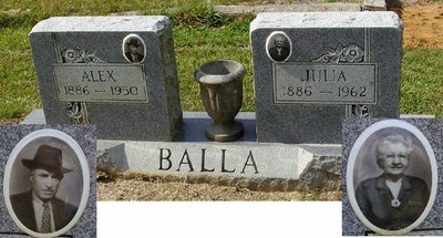 Balla, Alex & Julia Malmar, Harden Cemetery, Harden Co, TX.jpg