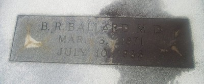 Ballard, Benjamin Randal Dr, Alberton Cemetery, Coffee Co, AL.jpg
