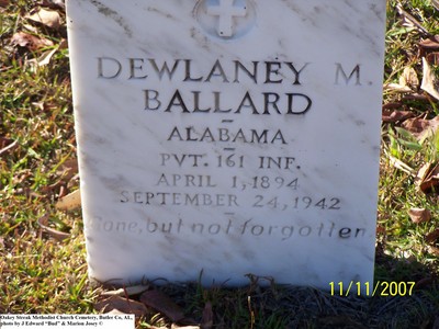 Ballard, Dewlaney M War, Oakey Streek Methodist Cem, Butler Co, AL.jpg