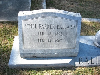 Ballard, Ethel Parker, Pine Crest Cemetery, Clarke Co, AL.jpg