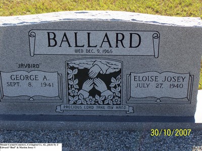 Ballard, George A & Eloise Josey, Mount Carmel Cem, Covington Co, AL.jpg