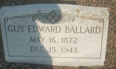 Ballard, Guy Edward, Sunset Hill Cemetery, Aiken Co, SC.jpg