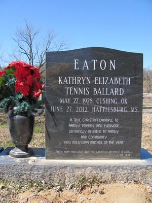 Ballard, Katheryn Tennis, Cedar Hill Cemetery, Warren Co, MS.jpg
