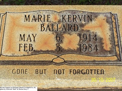 Ballard, Marie Kervin, Kervin Cem, Covington Co, AL.jpg