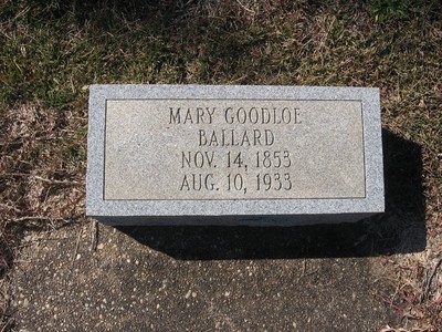 Ballard, Mary Goodloe, Pine Crest Cemetery, Clarke Co, AL.jpg