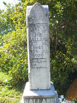 Ballard, Nancy, Kelly Cemetery, Clarke Co, AL.jpg