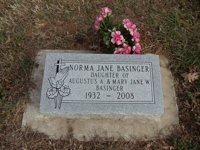 Basinger, Norma Jane, Shiloh Cemetery, Rowan Co, NC.jpg