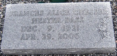 Bass, Frances Alice Chesser, Pigeon Creek Baptist Cem, Covington Co, AL.jpg
