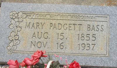 Bass, Mary Padgett, Carolina Cemetery, Covington Co, AL.jpg