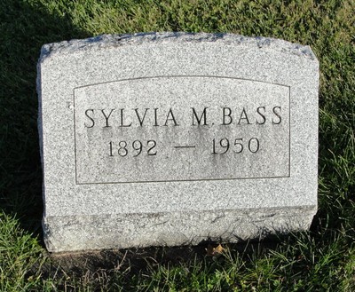 Bass, Sylvia M Smith, Bonebrake Cemetery, Fountain Co, IN.jpg
