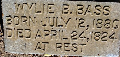 Bass, Wylie Bell, Laurelwood Cemetery, York Co, SC.jpg