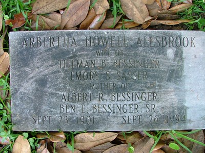 Bassinger, Alberta Allsbrook, Lakeside Cemetery, Horry Co, SC.jpg