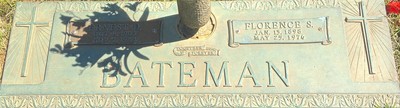 Bateman, Ernest Dell & Florence, Resthaven Cem, Baton Rough Parish LA.jpg
