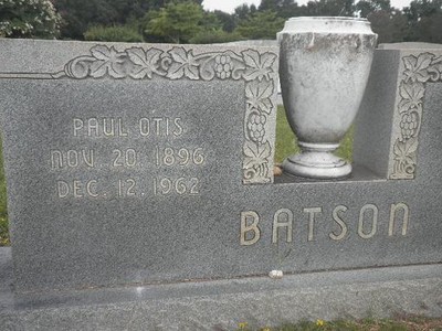 Batson, Paul Otis, Sumter Cemetery, Sumter Co, SC.jpg