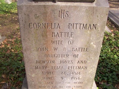 Battle, Cornelia B Pittman, Calvary Cemetery, Edgecombe Co, NC.jpg