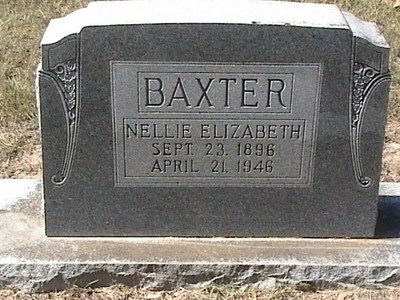 Baxter, Nellie E Veal, Union Springs Cem, Polk Co, TX.jpg