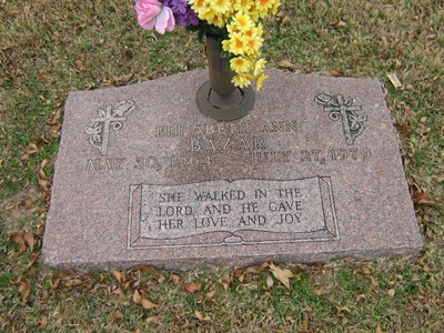 Bazar, Elizabeth Ann, Cleveland Cemetery, Liberty Co, TX.jpg