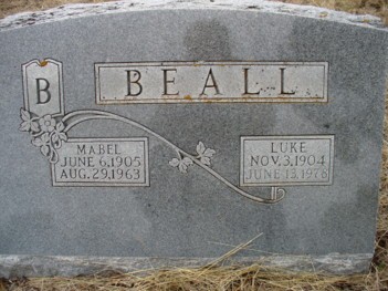 Beall, Luther Henry & Mabel Irene Medart, Oak Hill Cem, Lampasas Co, TX.jpg