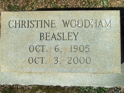 Beasley, Christine Woodham, Bethlehem M Cemetery, Lee Co, SC.jpg
