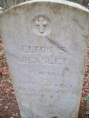 Beasley, Elton S, Oakwood Cemetery, Putnam Co, FL.jpg