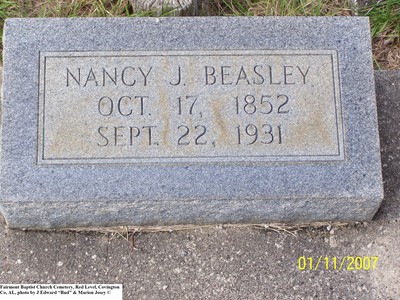 Beasley, Nancy J, Fairmount Baptist Cem, Red Level, Covington Co, AL.jpg