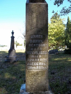 Beatson, James Daniel, Paxville Cemetery, Clarendon Co, SC.jpg