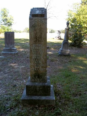 Beatson, Susan Rebecca Thames, Paxville Cemetery, Clarendon Co, SC.jpg