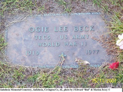 Beck, Ogie Lee War, Andalusia Memorial Cem, Covington Co, AL.jpg