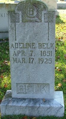 Belk, Adeline, Lake City Cemetery, Florence Co, SC.jpg
