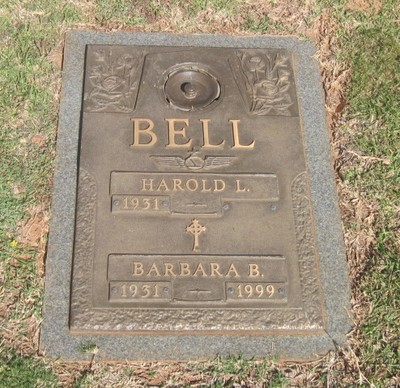 Bell, Harold Lafayette & Barbara Benefield, Collage Cem, Fulton Co, GA.jpg