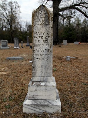 Bell, Mary Jane Hudson, Mt Pleasant Baptist Cem, Lee Co, SC.jpg